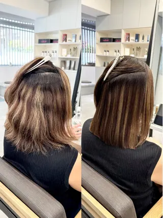 ミディアム パーマ 生艶髪＆レイヤー🔔 渋谷お薦めNo.1✨のヘアスタイル