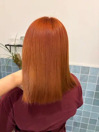 カラー 🍎エクステ/暖色 カラー🍎あyaかのヘアスタイル