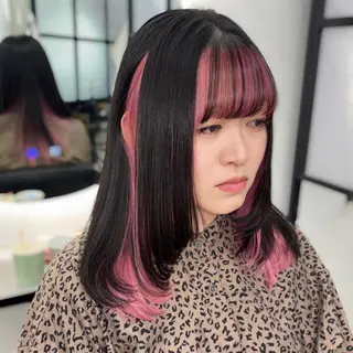 ロング カラー Ren. 🦋デザインカラーのヘアスタイル