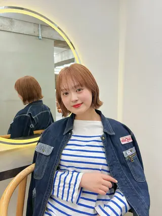 ミディアム 長田 すみれ子のヘアスタイル