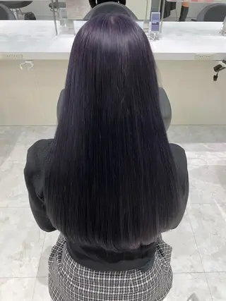 ロング カラー ヘアアレンジ 💓色落ちまで綺麗な 垢抜けカラー💓のヘアスタイル