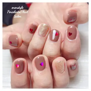 ミディアム ネイル 🐾enen style 🐾のネイルデザイン