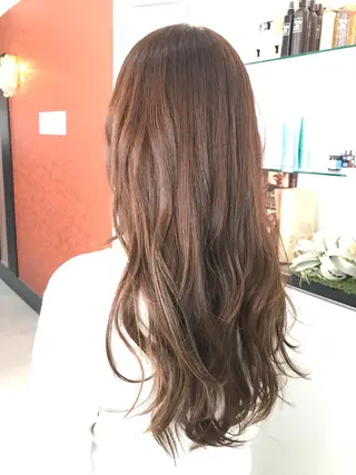 ロング カラー 國井 慎吾のヘアスタイル