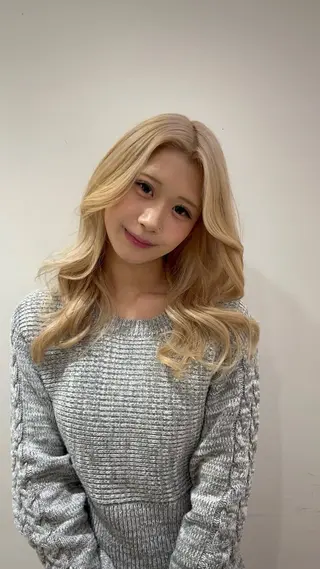ロング 韓国風ヘア さらのヘアスタイル