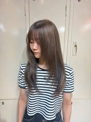 ロング カラー 🧤高明度ハイトーン 🧤莉音のヘアスタイル
