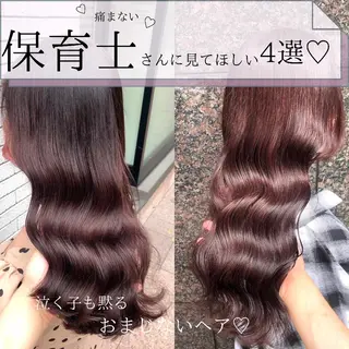 セミロング カラー 縮毛矯正/ 髪質改善/浅見拓哉のヘアスタイル