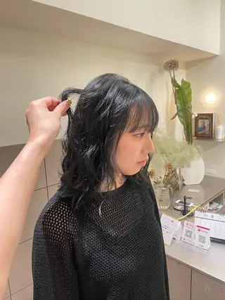 ミディアム カラー JURI /HUIのヘアスタイル