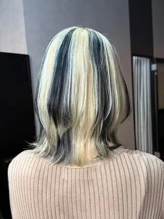 ミディアム カラー 透明感カラー/パーマ 🌀アオノのヘアスタイル