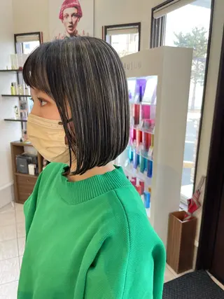 ミディアム カラー コレットヘアー 田中アヤノのヘアスタイル