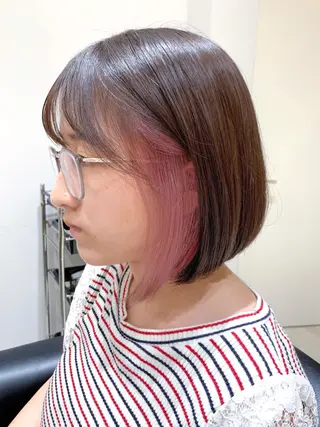 ショート カラー 🌈miu miu hair✂️💕のヘアスタイル