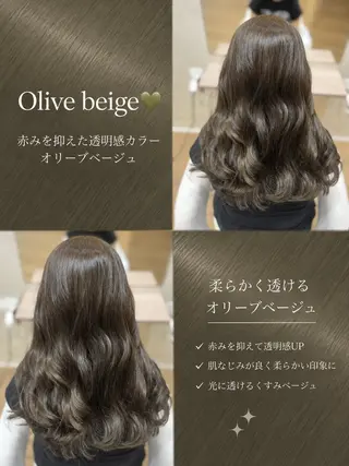 ロング カラー ブリーチ無しWカラー アレンジ/Naruのヘアスタイル