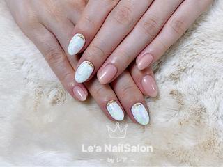 ショート カラー Le’a NailSalonのネイルデザイン