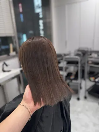 ロング カラー 透け上品ハイトーン 職人ゆうと🤍のヘアスタイル