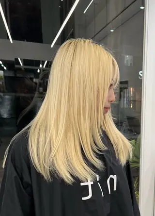 ロング MANA/上野/ カラーモデル🖤✨のヘアスタイル