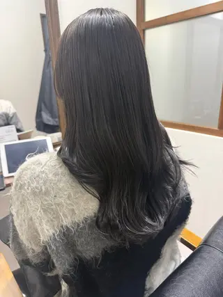 ロング カラー 梅澤 麻衣のヘアスタイル