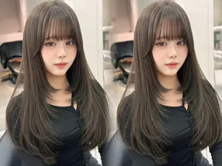 ロング カラー 村上 大武のヘアスタイル