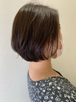ショート カラー hubhair レイヤー/透明感のヘアスタイル