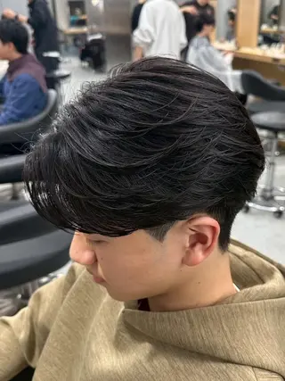カラー メンズ専門/パーマ 特化/札幌⚡️のヘアスタイル