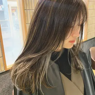 セミロング カラー パーマ ヘアアレンジ メンズ キッズ ネイル マツエク・マツパ アイブロウ 丁寧なカウンセリング 🌿Chiemi🌿のヘアスタイル