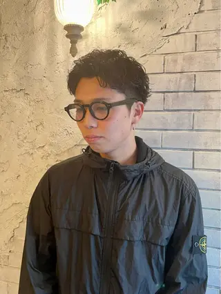 ショート パーマ メンズ ✂︎メンズ特化船橋 パーマ優希のヘアスタイル