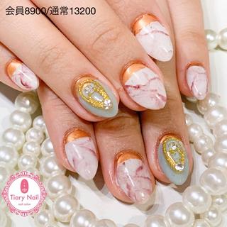 ネイル 💗🪽Tiary Nail🪽💗のネイルデザイン