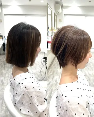 ショート カラー 脱・パサつき髪/小塚 美容室難民の方はぜひのヘアスタイル
