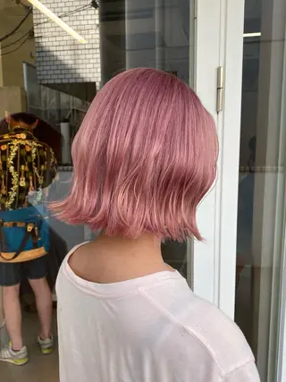 ショート カラー ハイトーン×似合わせ 🌱中川慎之介のヘアスタイル