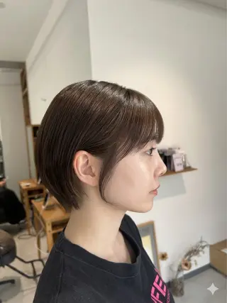 ショート 関 柚花子のヘアスタイル