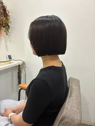 ショート 髪質改善/ボブ/梅田 runa_ニュアンスのヘアスタイル