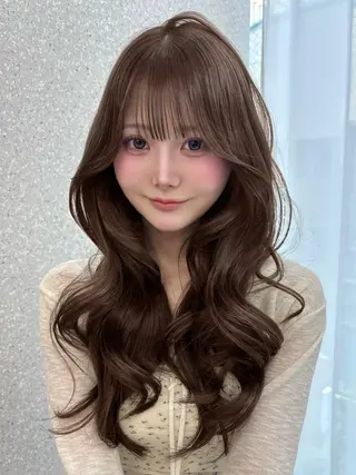 ロング カラー 天神美容室 🎀hinaのヘアスタイル