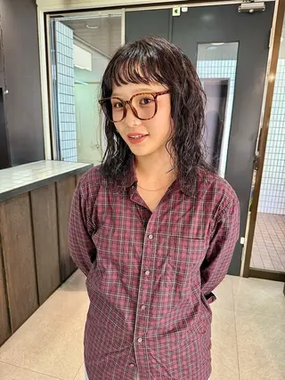 セミロング パーマ SHICUNEアサミ /元気美容師💪🔥のヘアスタイル