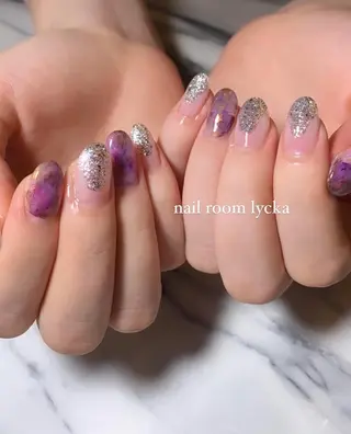 ネイル ネイルルームリッカ 𝐦𝐚𝐲𝐮のネイルデザイン