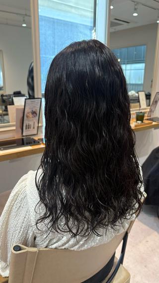 セミロング 藤田 小波のヘアスタイル