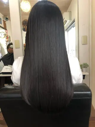 ロング 縮毛矯正の達人 ☆ 松本のヘアスタイル