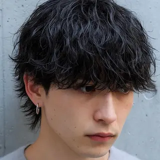 メンズ RUKA👱🏻 メンズカットパーマのヘアスタイル