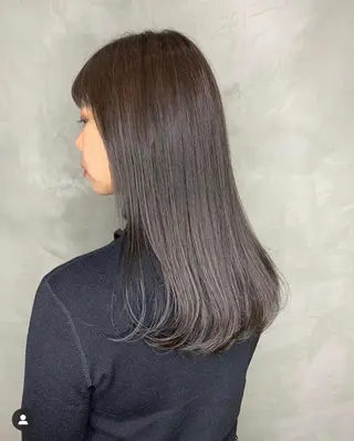セミロング カラー パーマ ヘアアレンジ ネイル Sia中野新橋 『JUNYA』のヘアスタイル