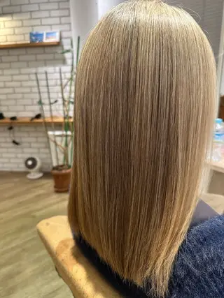 セミロング 福守 博史のヘアスタイル