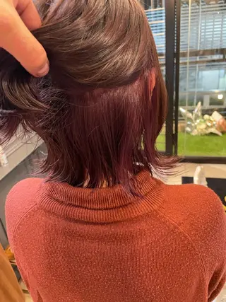 ミディアム 断られる髪に答えを ♣️井上秀樹♠️のヘアスタイル