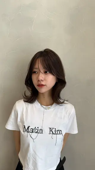 ミディアム 🇰🇷韓国ボブ/ 縮毛矯正🇰🇷愛誠のヘアスタイル