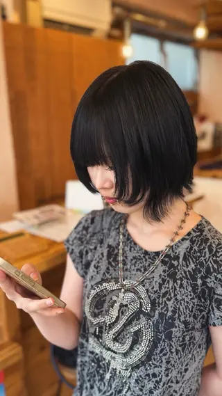 ショート デザインカラー/ レイヤーカット/れいのヘアスタイル