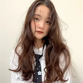 ロング 艶髪✨×顔周りカット 🧚ナツホのヘアスタイル