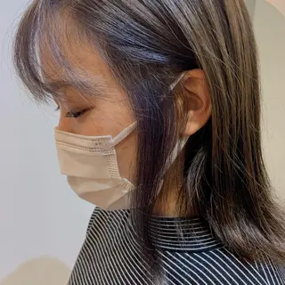 セミロング カラー ヘアアレンジ REONA🪽✨薬院 レイヤーカット🫧のヘアスタイル