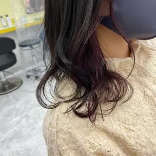 ショート カラー ヘアアレンジ mai🍑暖色カラー /レイヤー💖のヘアスタイル