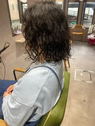 ミディアム 西院/ TAKAのヘアスタイル
