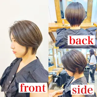 ショート 👑銀座ショート/ 絶壁補正/金子涼👑のヘアスタイル