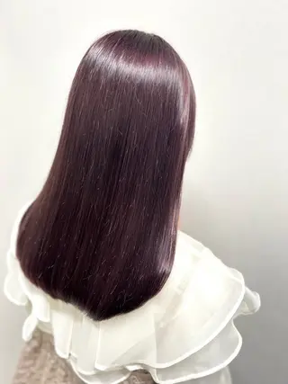 ミディアム イノクチ マコト髪質改善カラーのヘアスタイル