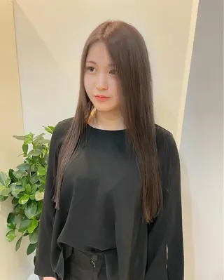 ロング minatsu 東京の技術を京都でのヘアスタイル