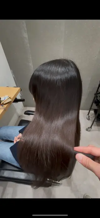 ミディアム 髪質改善ヘアケア 艶髪特化/上田のヘアスタイル