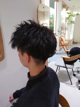 ショート ナカヤマ ヒロトのヘアスタイル