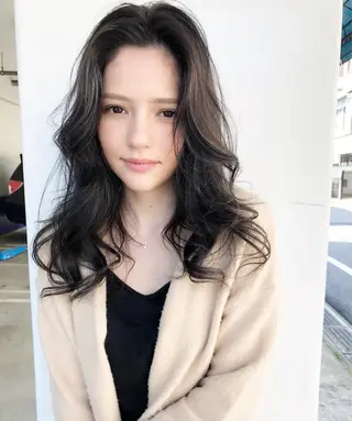 セミロング カラー パーマ ヘアアレンジ メンズ キッズ ネイル マツエク・マツパ レイヤーカット✂️ 艶髪/小田部慎也のヘアスタイル